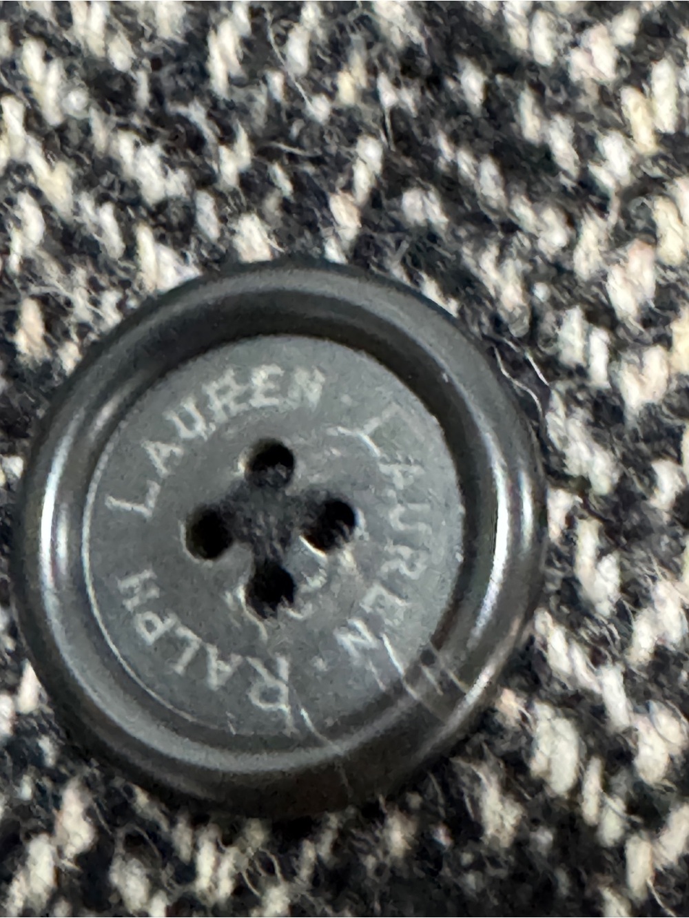 Lauren Ralph Lauren Women’s Wool Herringbone Suit Blazer + Fluted Skirt Size 8 View 6